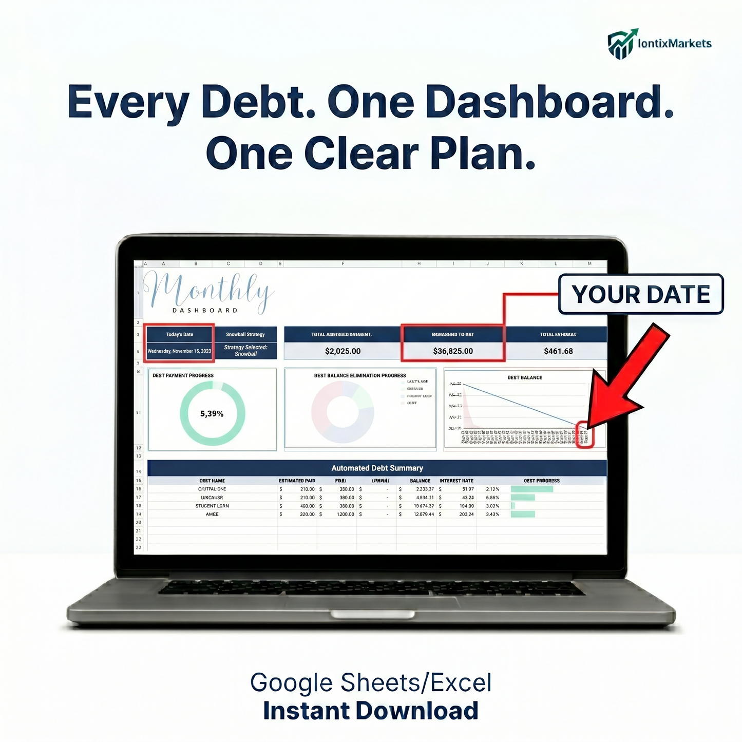 The Ultimate Debt Freedom Tracker